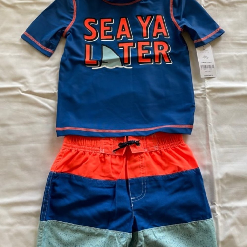 Carter's 2-Piece Rashguard Set Toddler